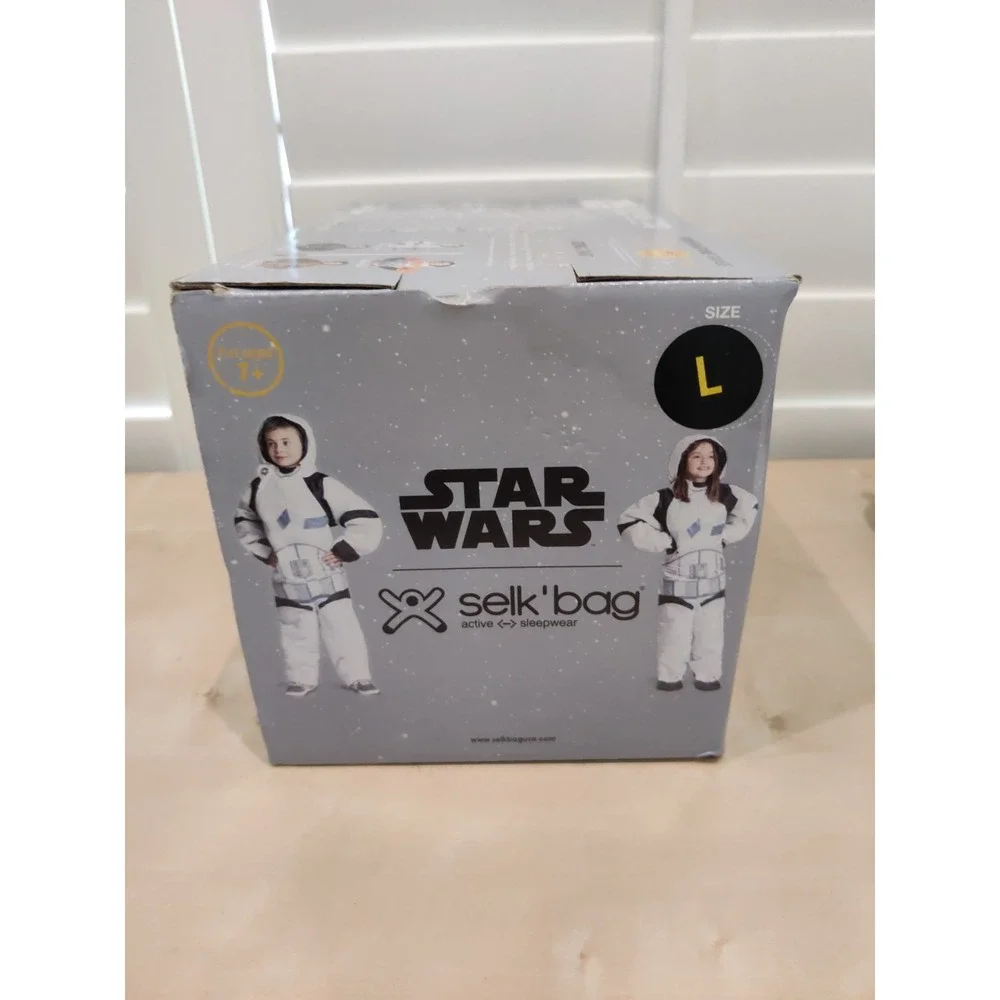 Selk'bag - Star Wars Kids‎ Stormtrooper Sleeping Bag Size L Box & Bag HTF NEW